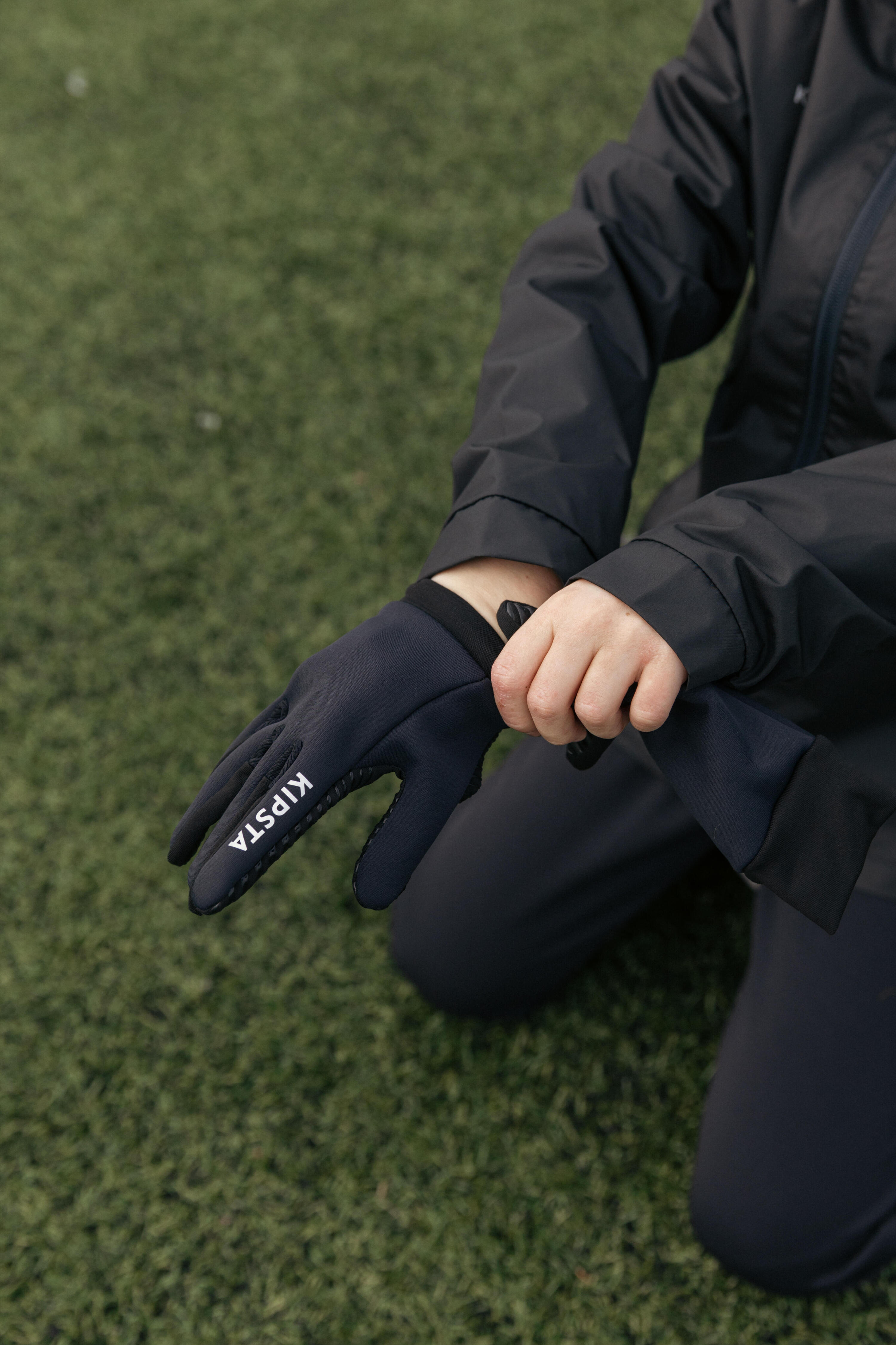 Kids' Soccer Gloves, Keepdry 500 Jr 7/8
