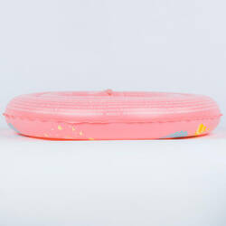 Kids’ Inflatable Pool Ring 51 cm - Pink with Blue MERMAID print Kids 3-6 years