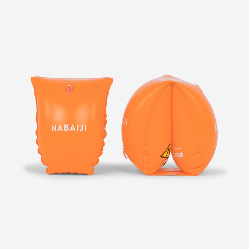 Kids' Swimming Armbands orange 30-60 kg