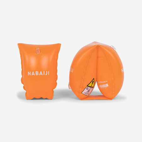 Swimming armbands for 11-30 kg kids - orange