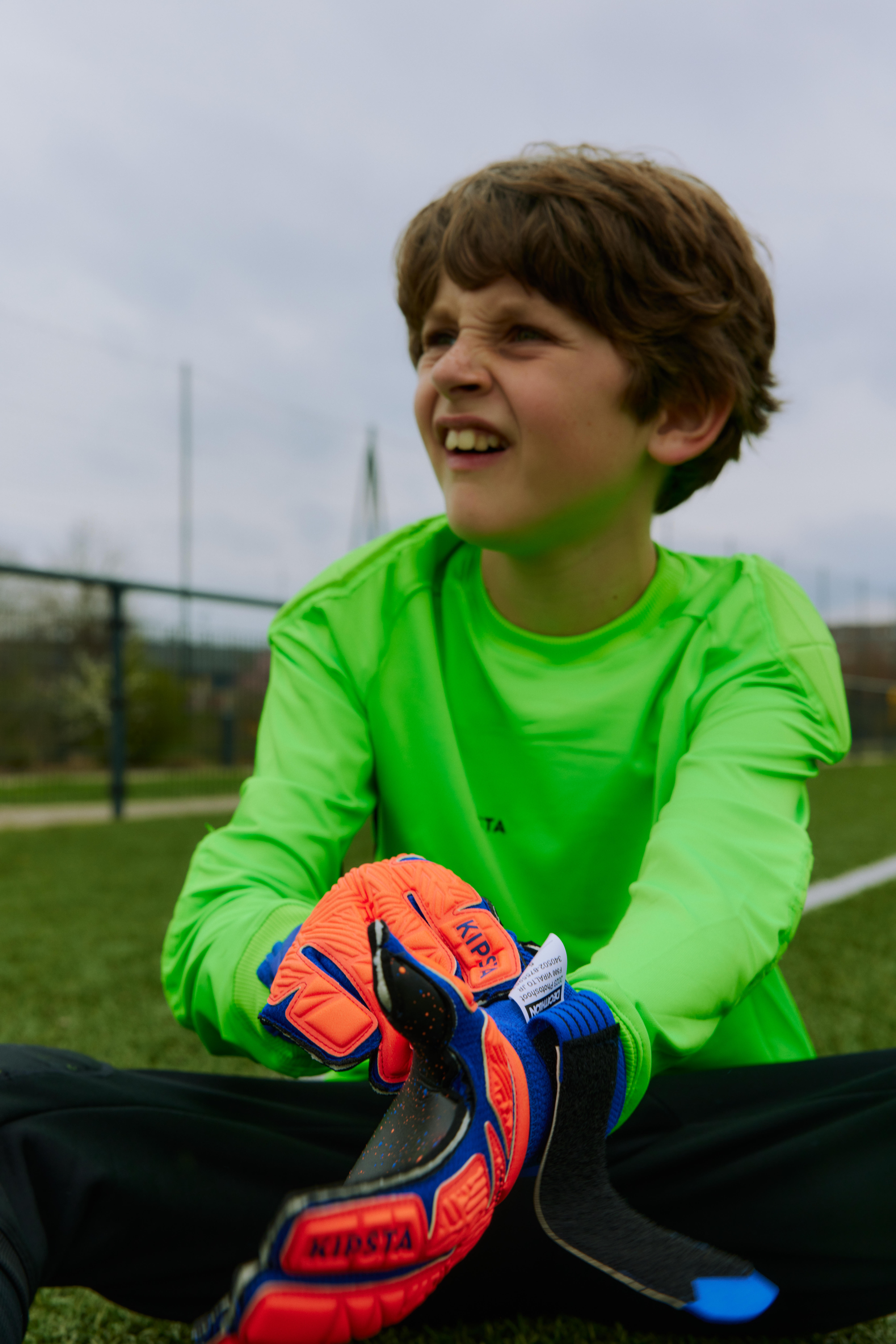 Kids' Soccer Cleats - 100 FG Black/Yellow - KIPSTA