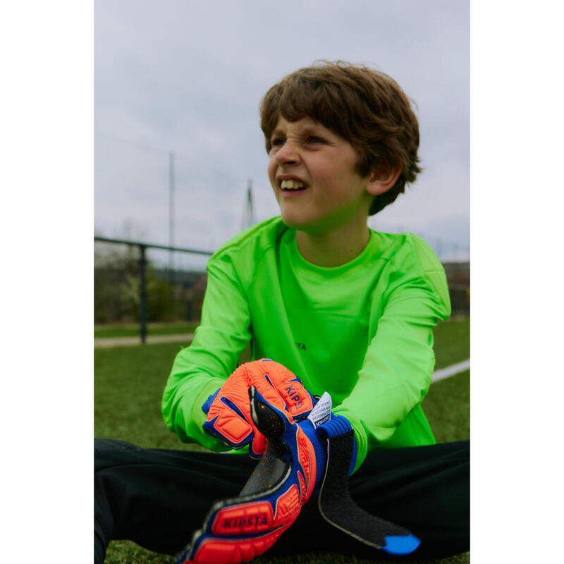 Çocuk Krampon/Futbol Ayakkabısı - Siyah/Sarı - 100 FG