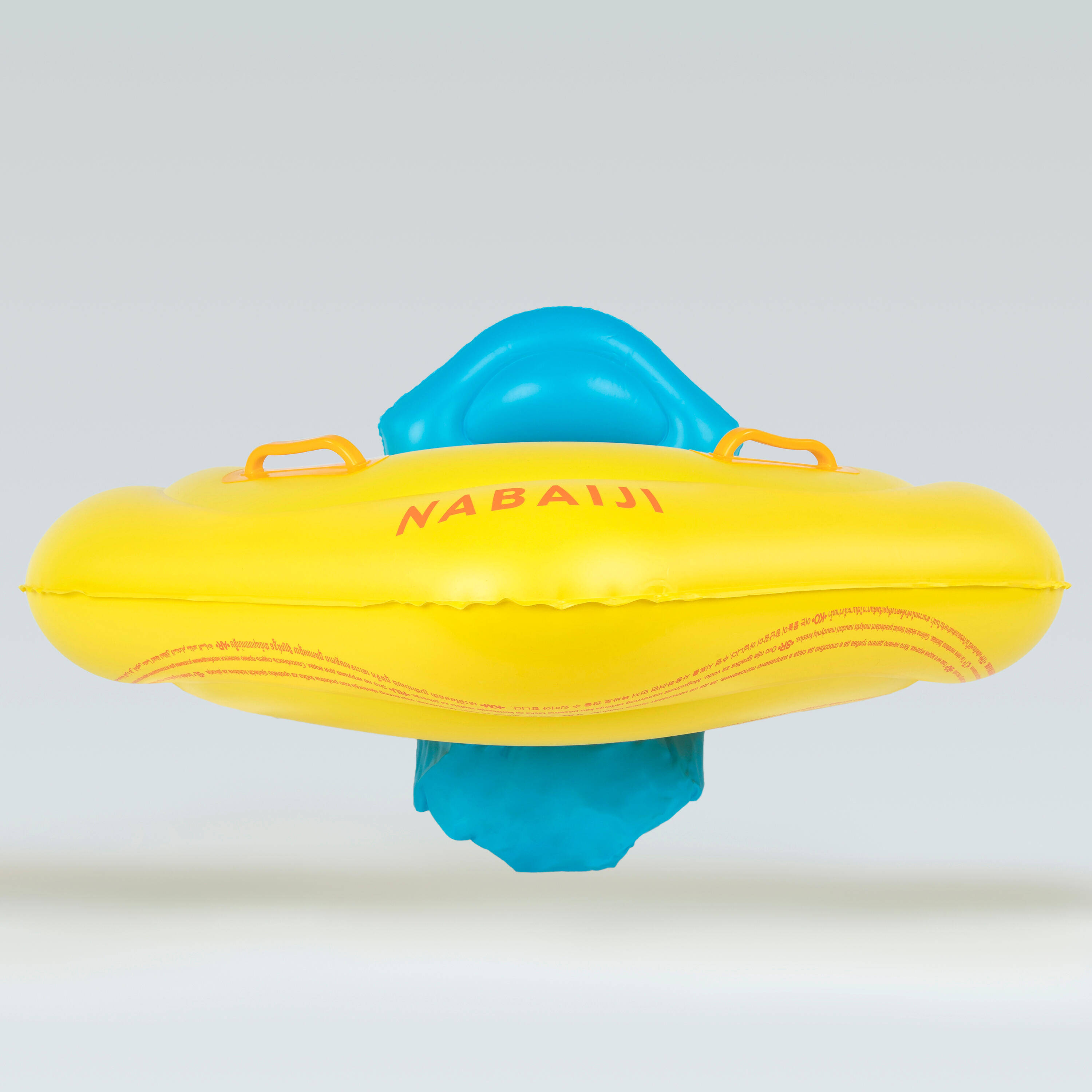 Baby Seat Swim Ring with Handles 7-11 kg Secure & Fun Yellow -  5
