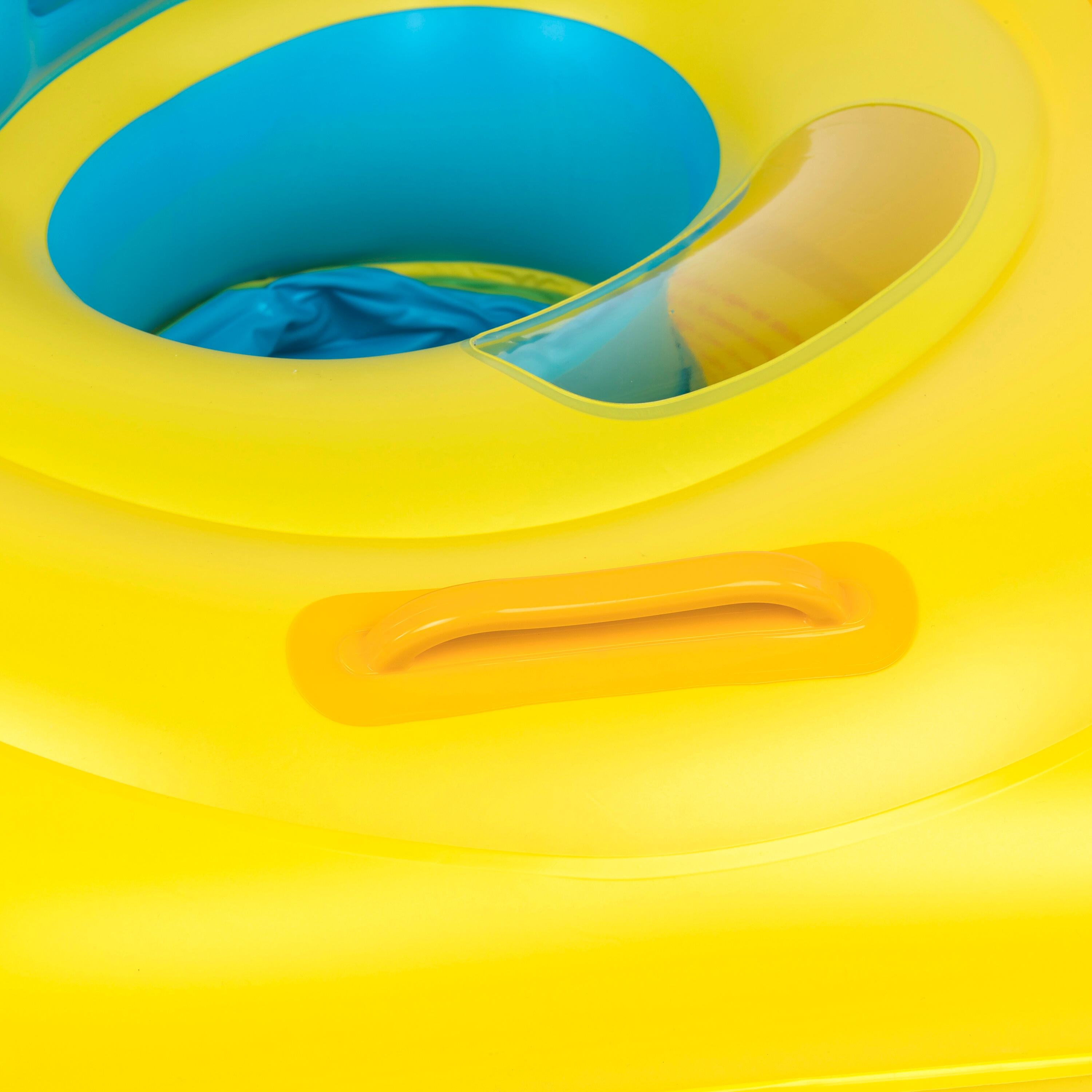 Babies' Inflatable Pool Ring with Seat and Handles 7-11 kg - Yellow
