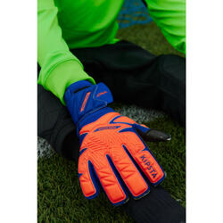 Guantes de Portero niños F500 Viralto Shielder naranja/azul