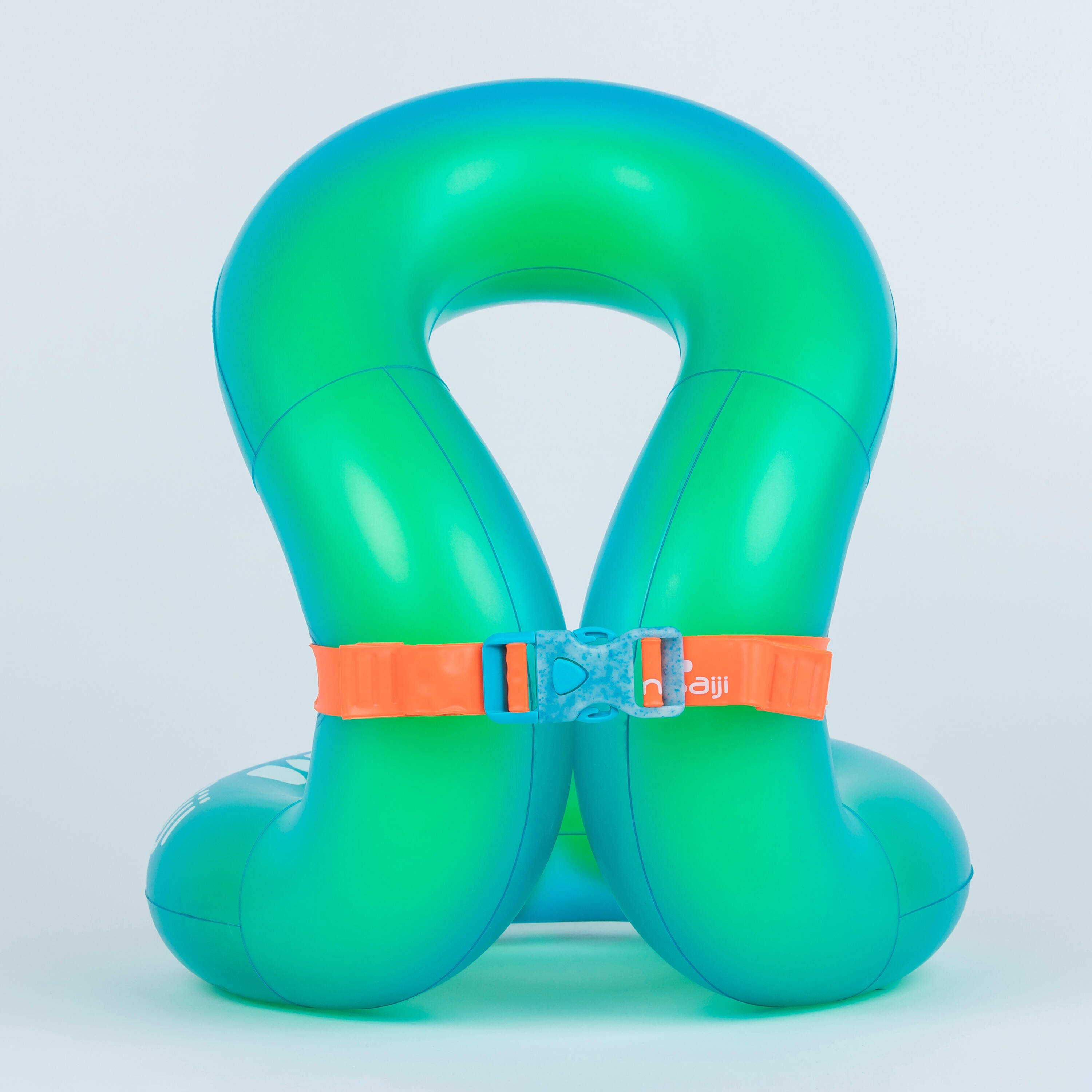 Swimming Inflatable Vest 18 to 30 Kg Green with Secure Fit & Safety Lock -  2