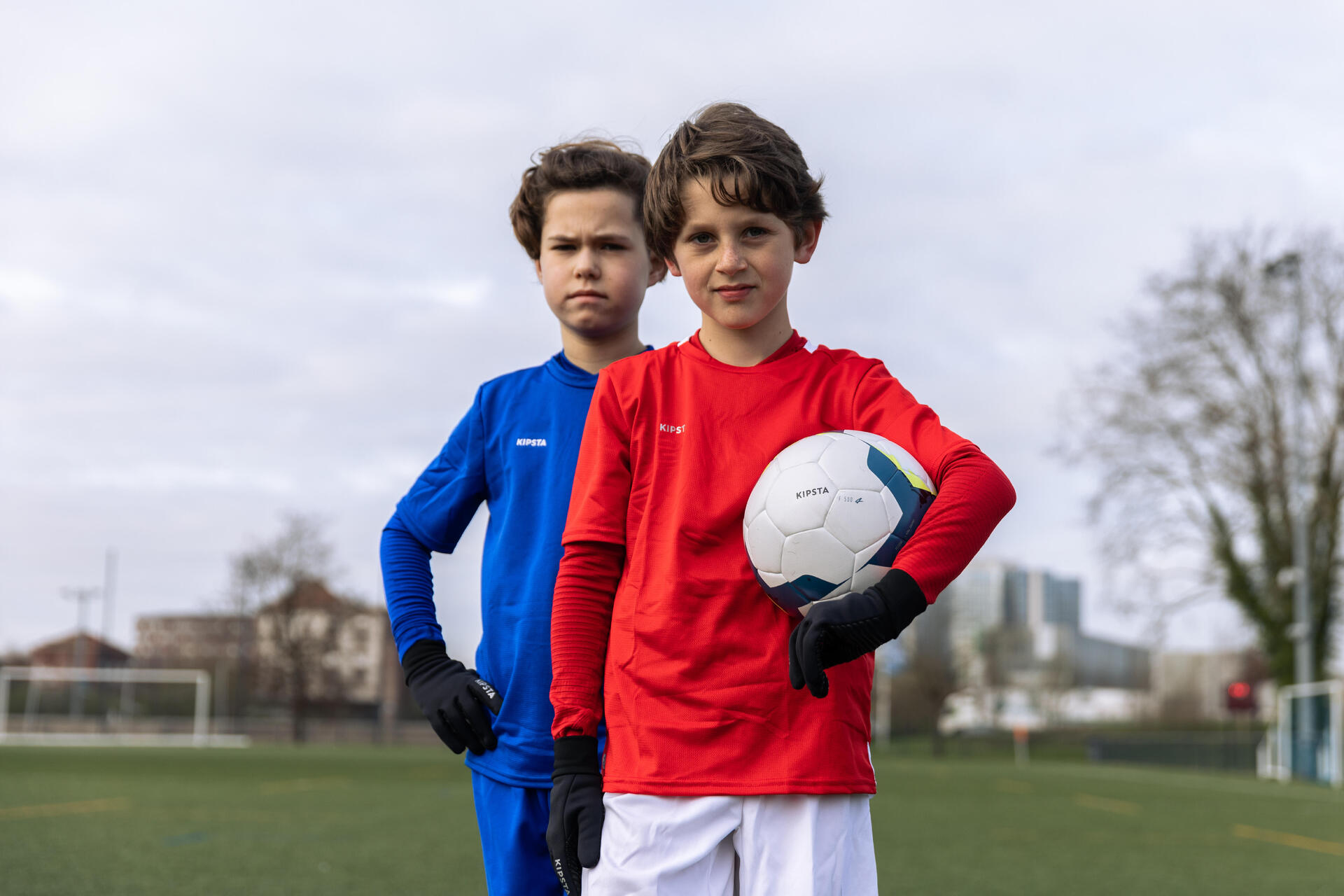 Jouer au foot quand il fait froid