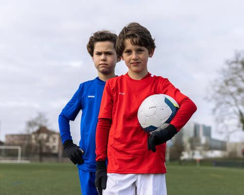 Jouer au foot quand il fait froid