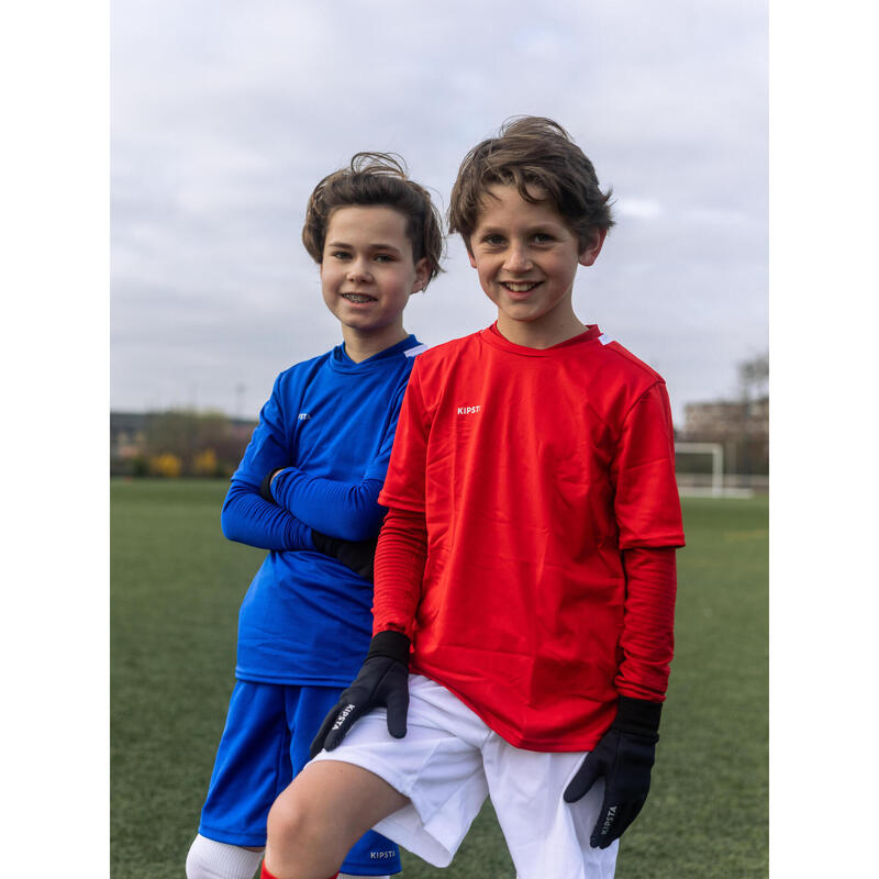 Voetbalshort voor kinderen ESSENTIAL blauw