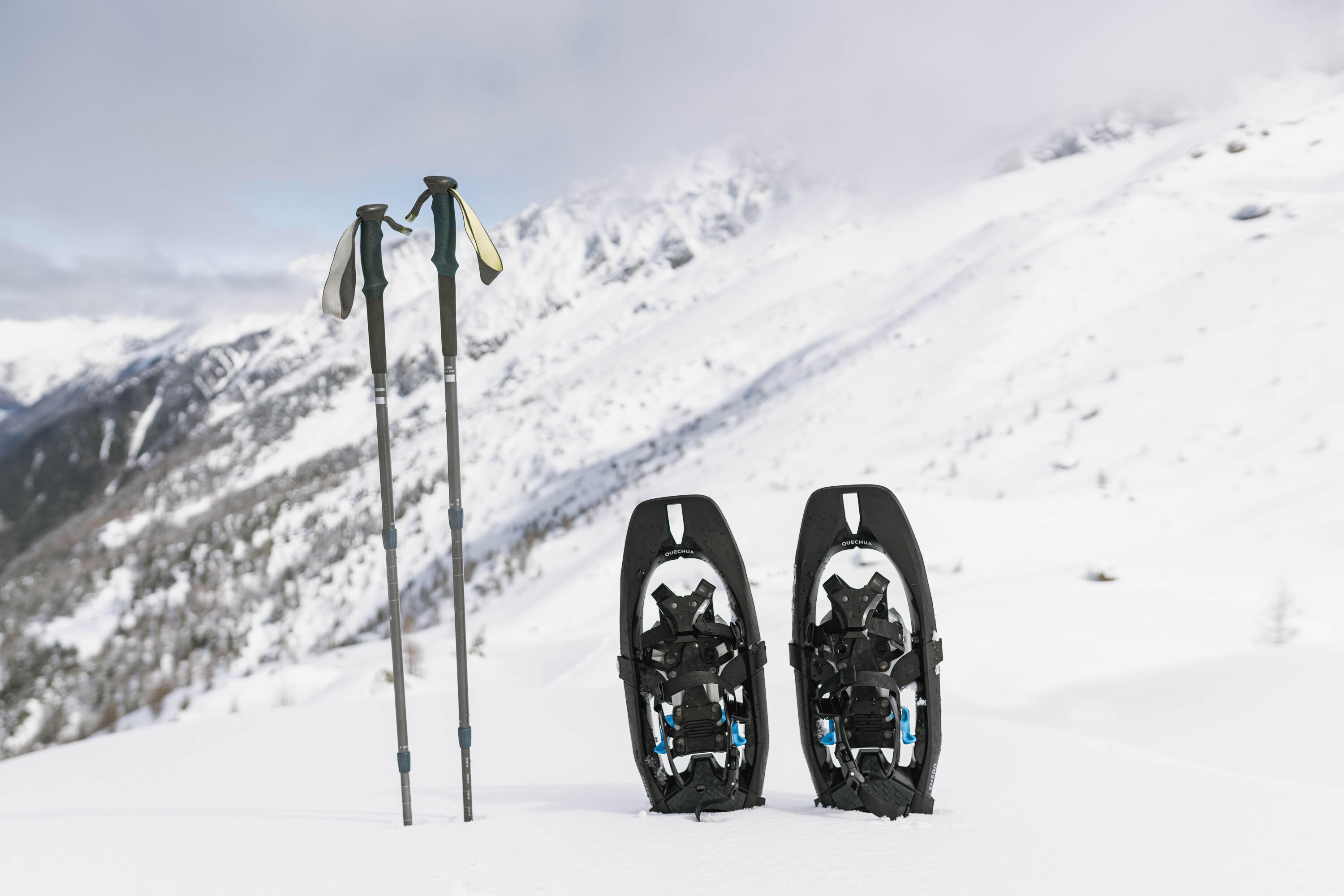 Raquettes à neige grands tamis - Quechua SH500 Mountain 20/20