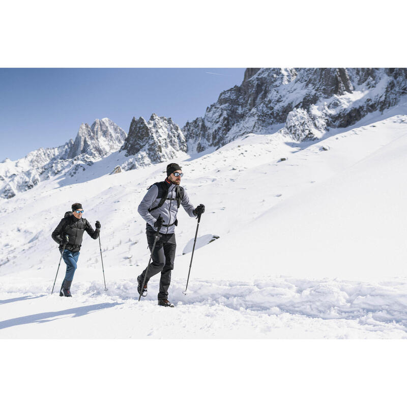 Fleecejacke Herren warm Winterwandern - SH500 Mountain