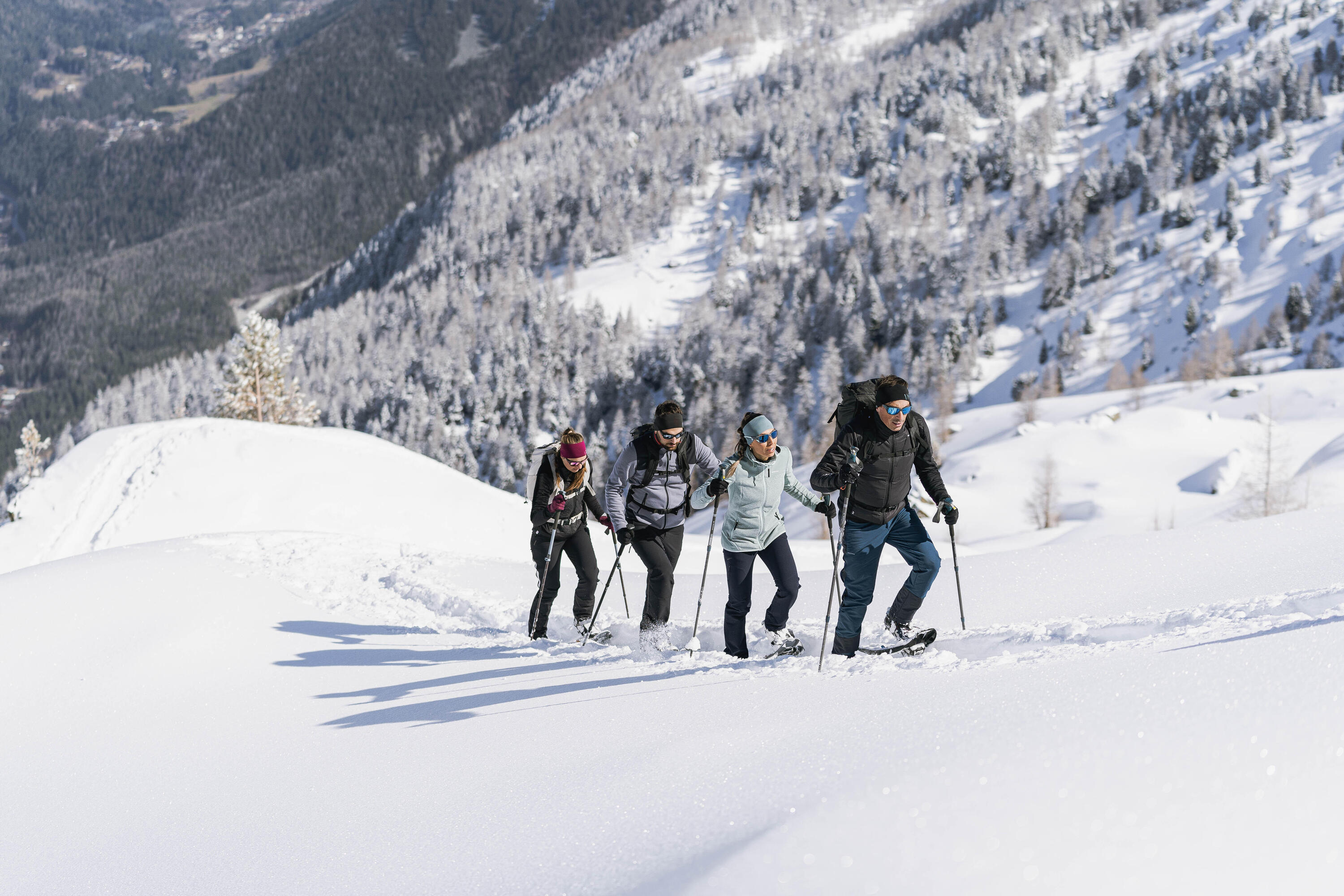 Raquettes à neige grands tamis - Quechua SH500 Mountain 10/20