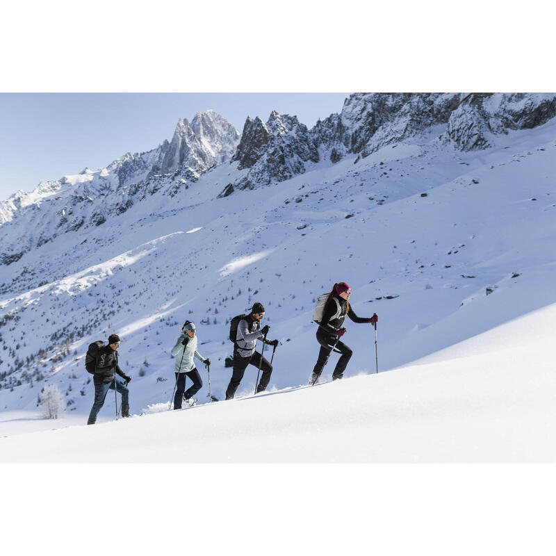 Pantalón de montaña y nieve térmico con polainas Mujer Quechua SH520 X-Warm