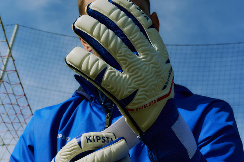 Rękawice bramkarskie do piłki nożnej Kipsta F500 Viralto Shielder