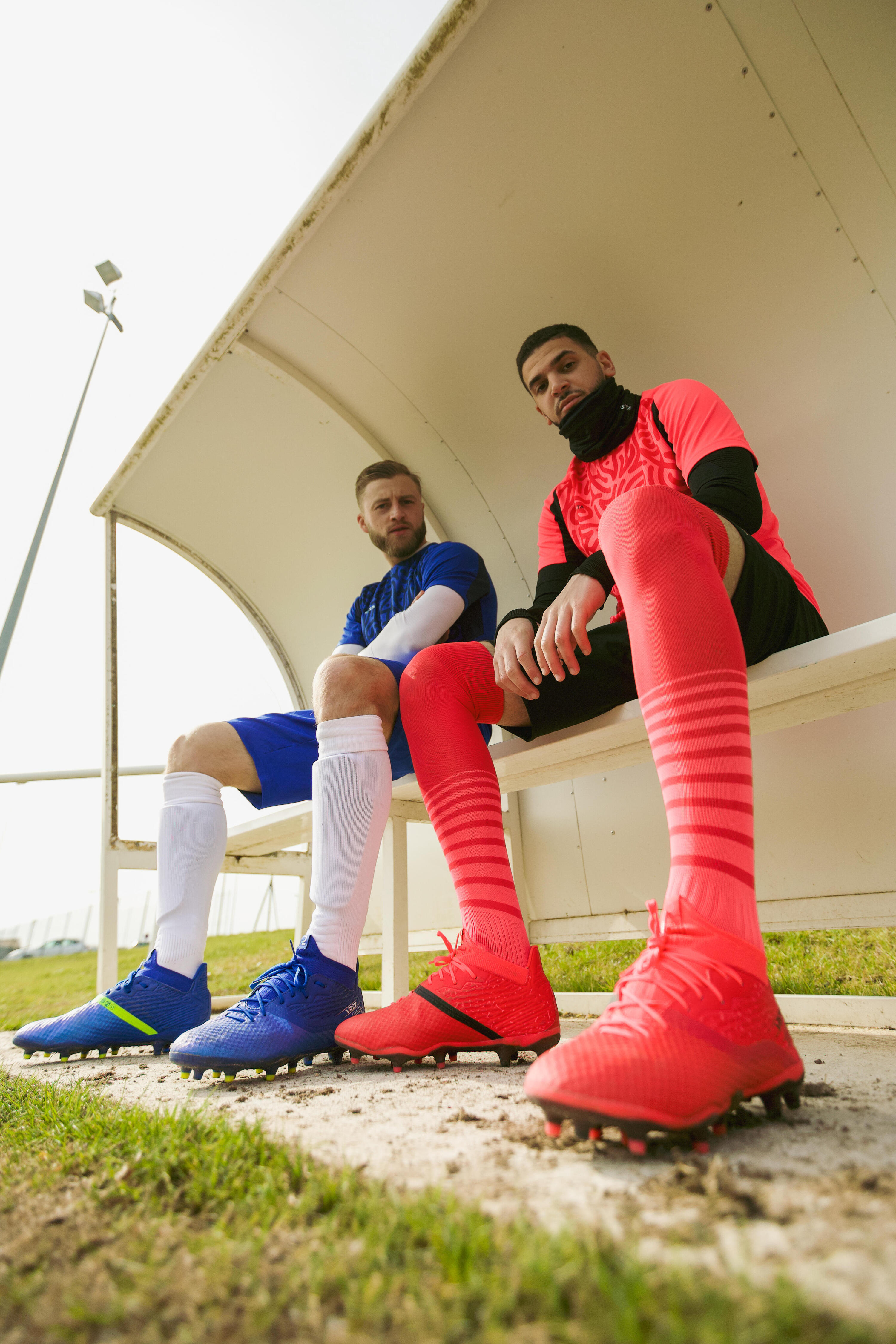 Voetbalbroek VIRALTO SOLO zwart roze 7/14