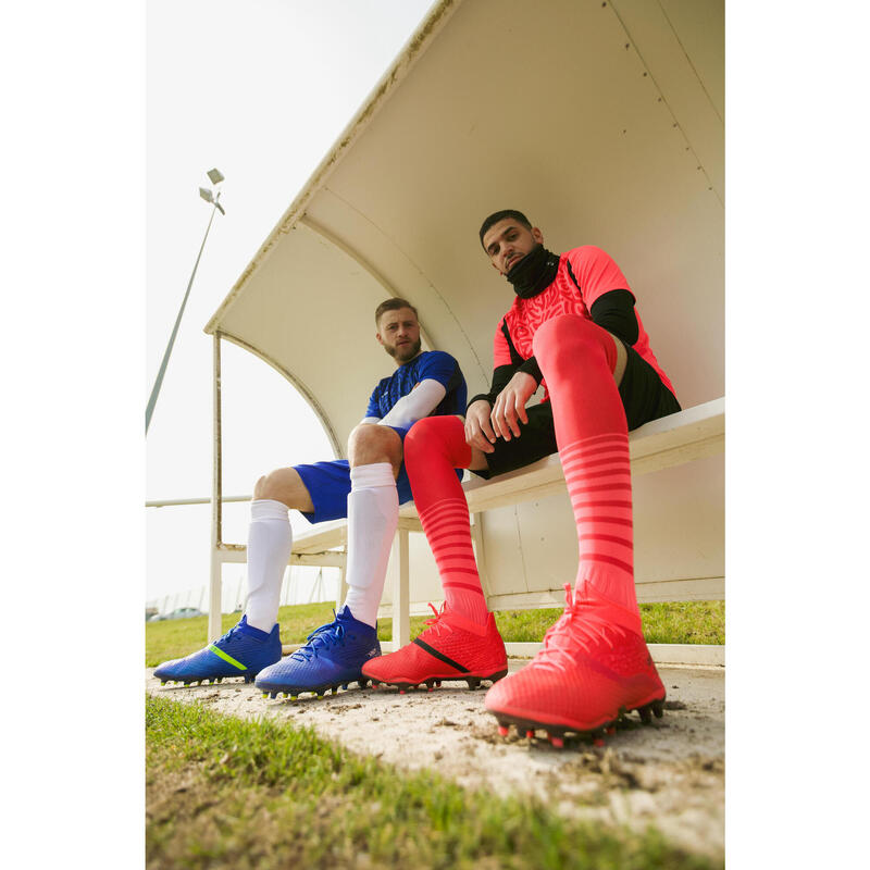 Voetbalbroek VIRALTO SOLO zwart roze
