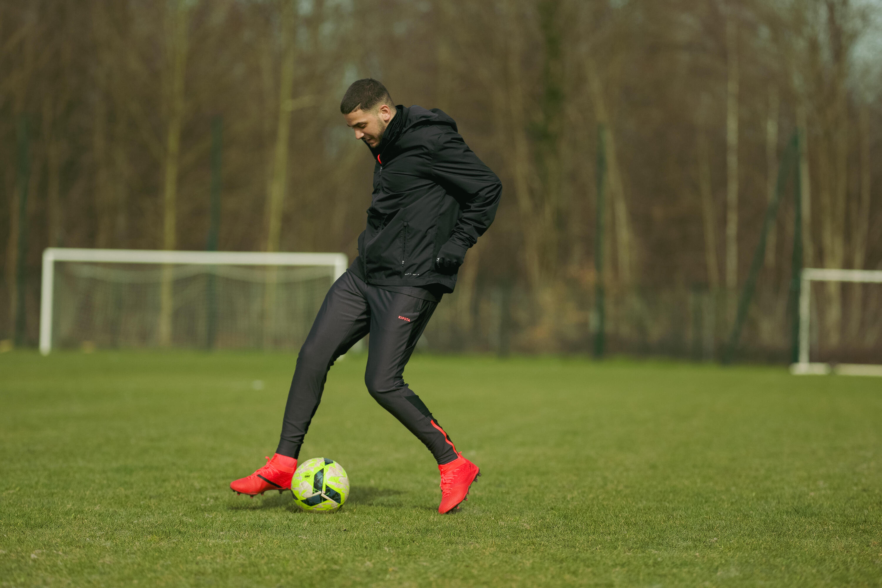 Coupe-pluie de football adulte, Viralto Club noir 14/16