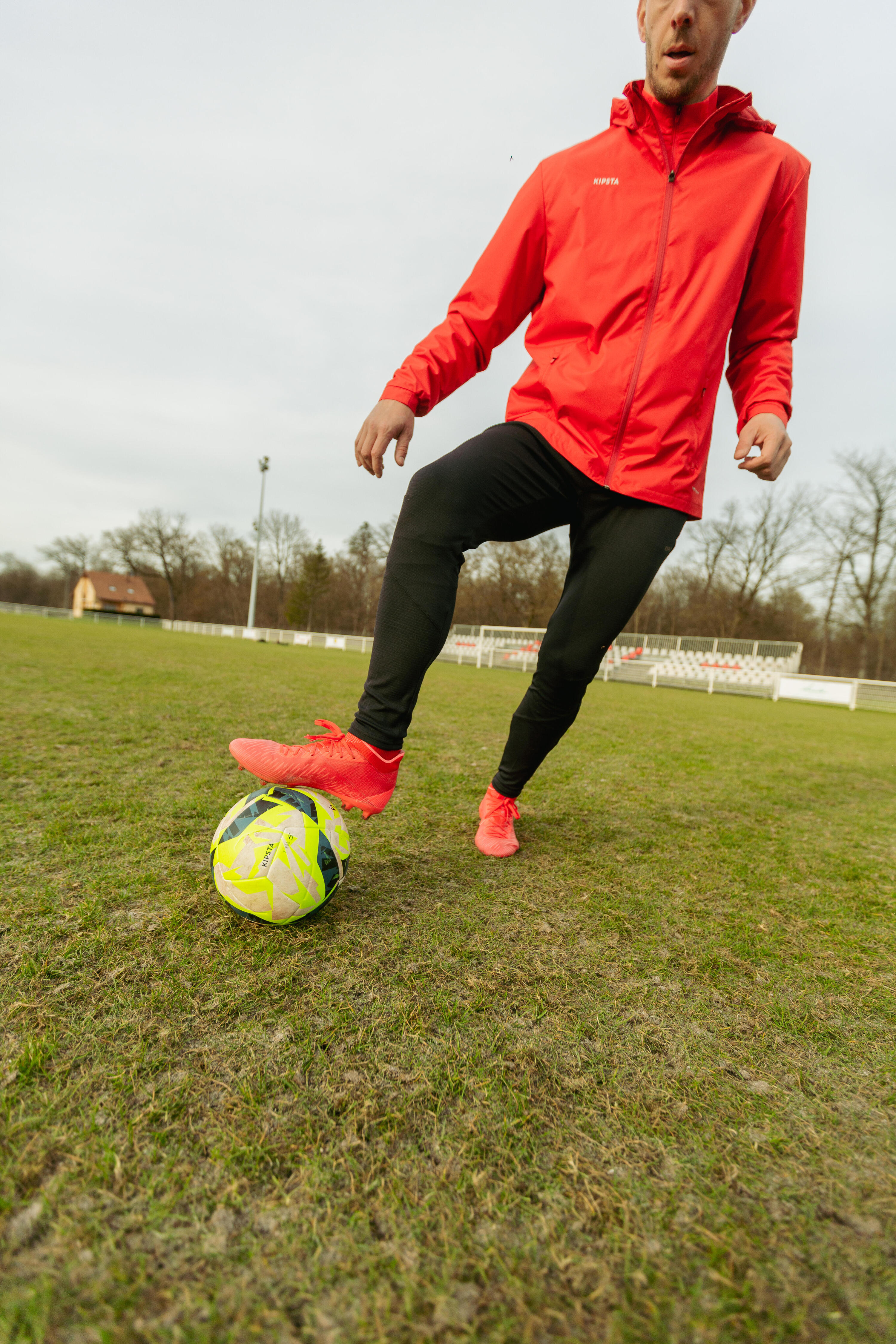 Coupe-pluie de football adulte, Viralto Club rouge 7/8