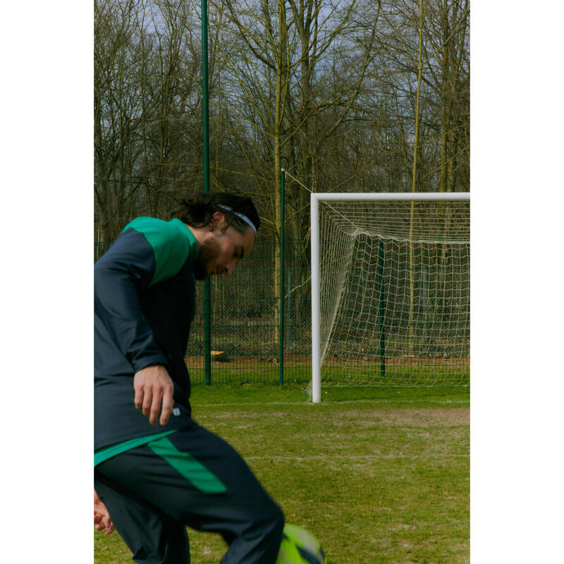 Pantalon de trening Fotbal VIRALTO CLUB Gri-Verde Bărbați 