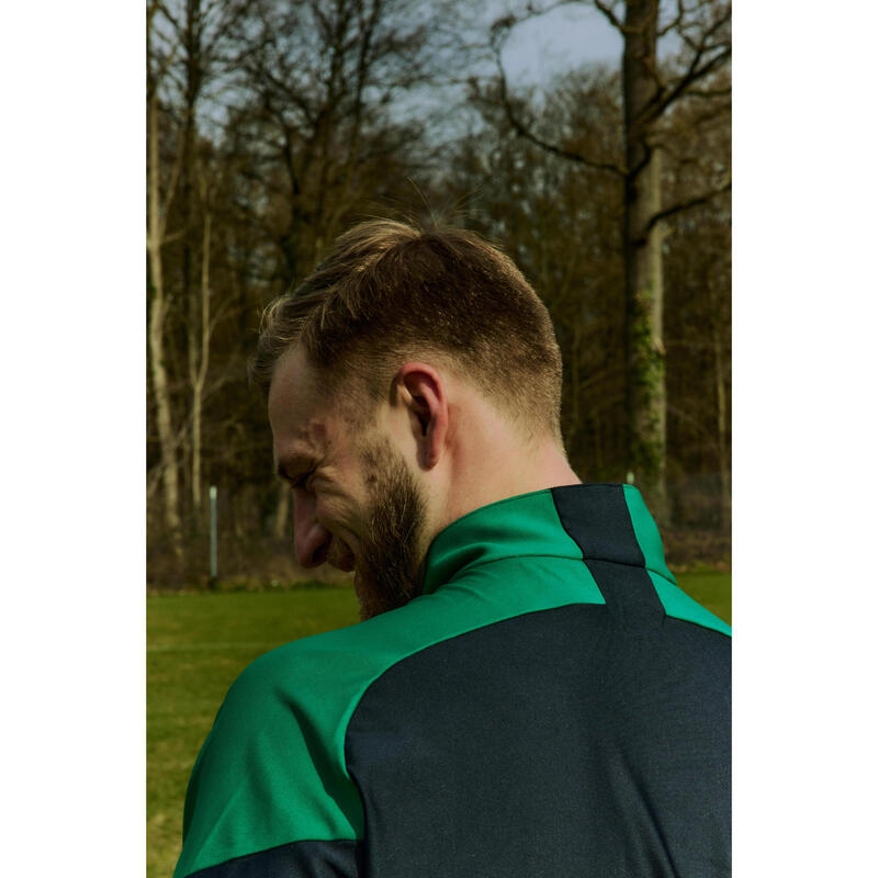 Pantalon de trening Fotbal VIRALTO CLUB Gri-Verde Bărbați 