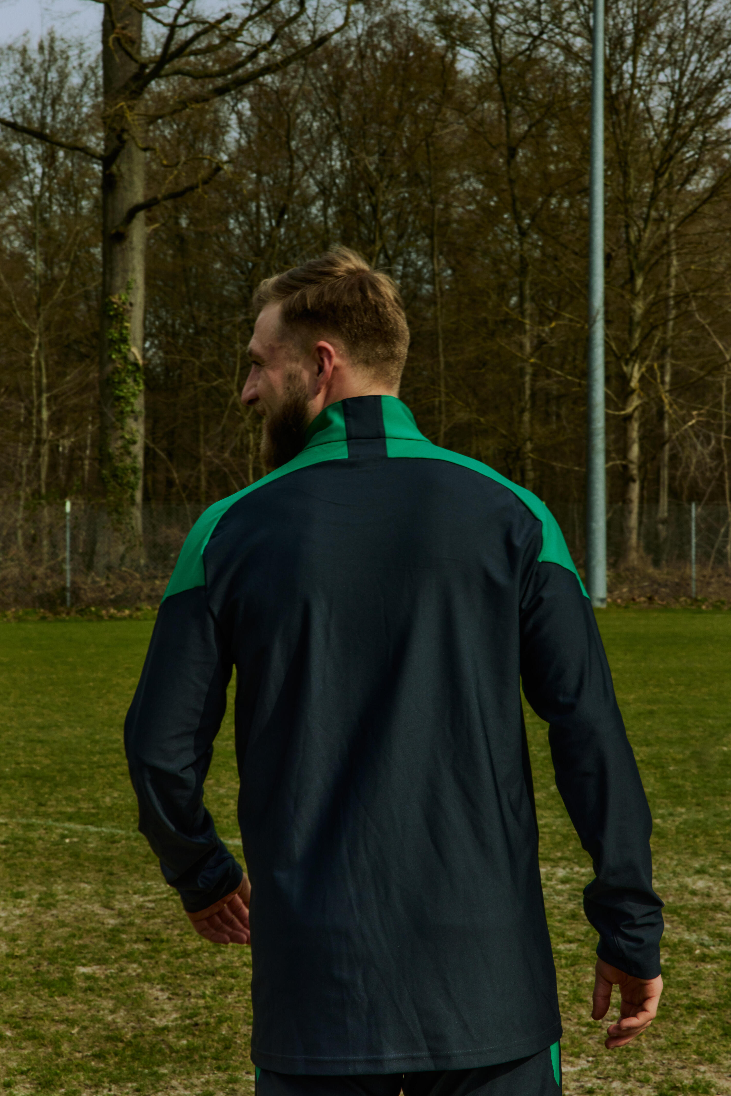 Voetbalbroek VIRALTO CLUB carbongrijs groen 12/18