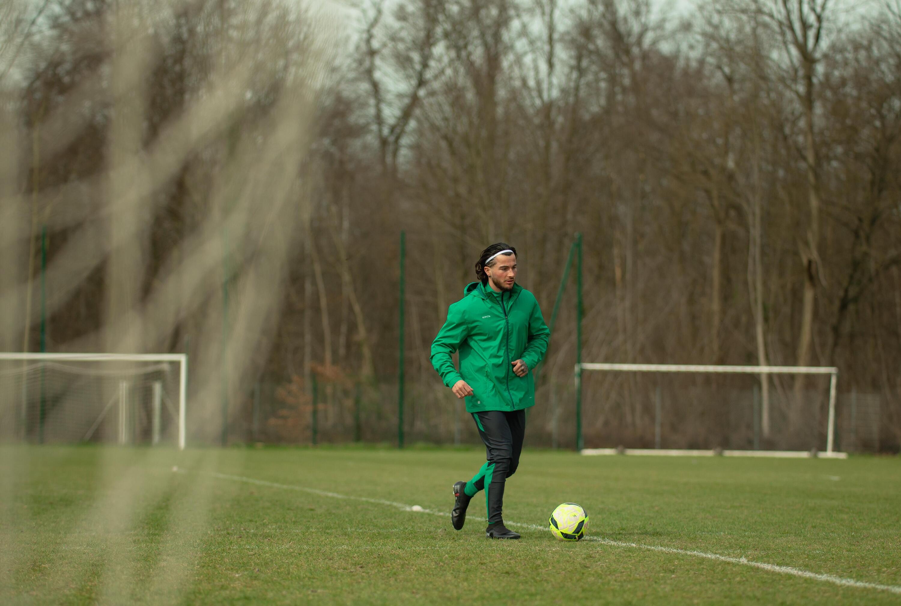Coupe-pluie de football adulte, Viralto Club vert 12/13