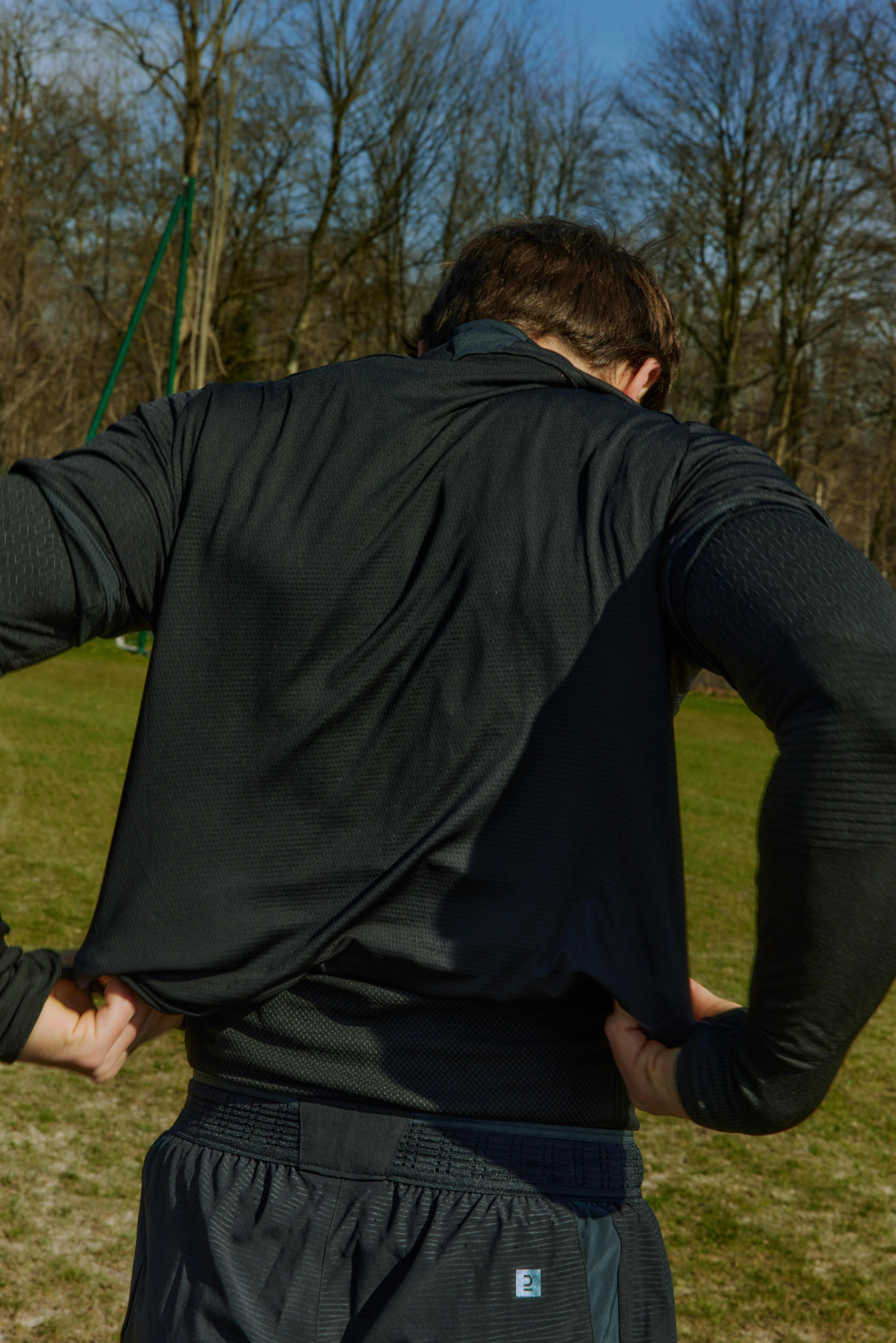 Sous-maillot thermique à manches longues adulte - Keepdry 500 noir 10/11
