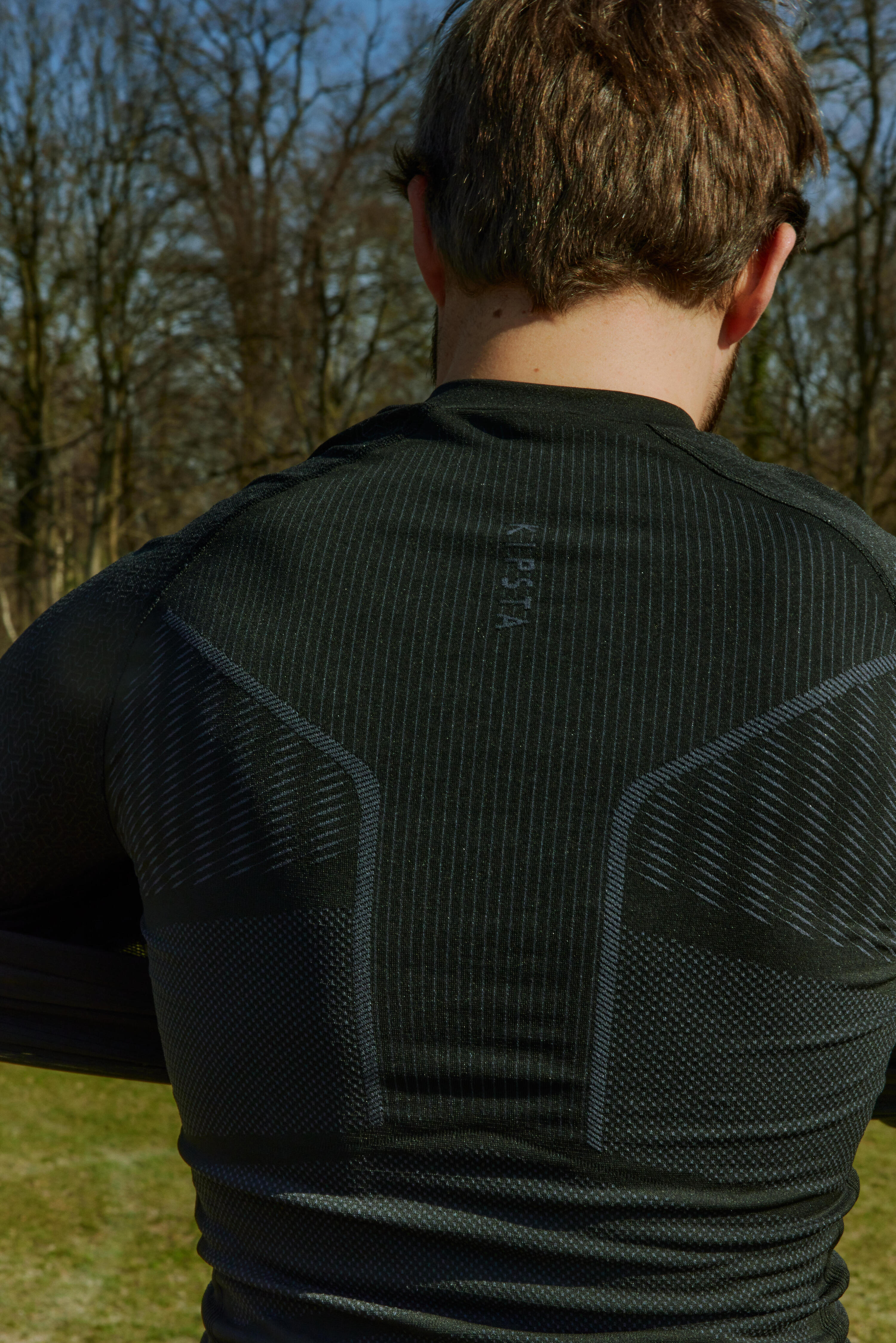 Sous-maillot thermique à manches longues adulte - Keepdry 500 noir 9/11