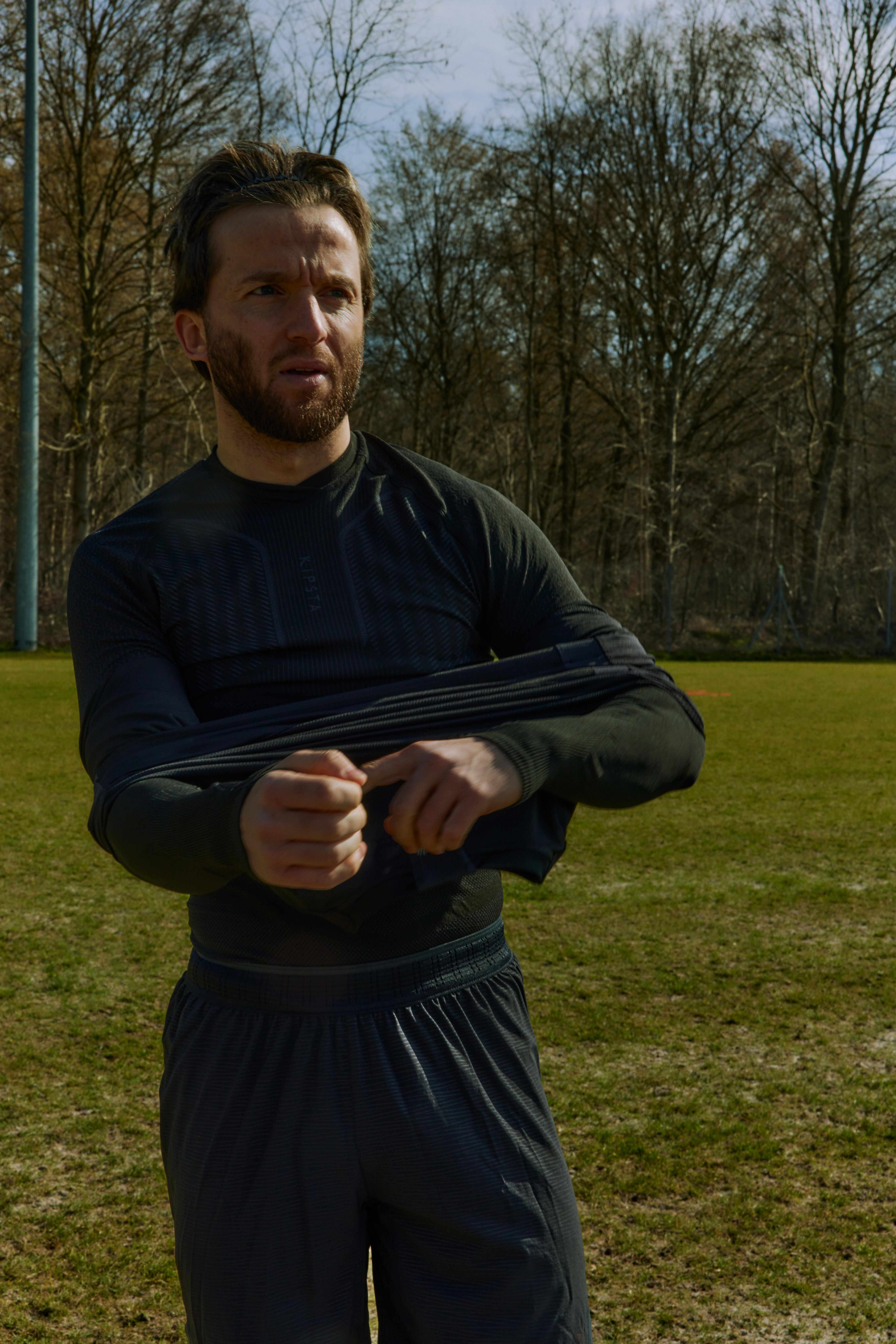 LS Thermal Base Layer Top - Keepdry 500 Black - KIPSTA