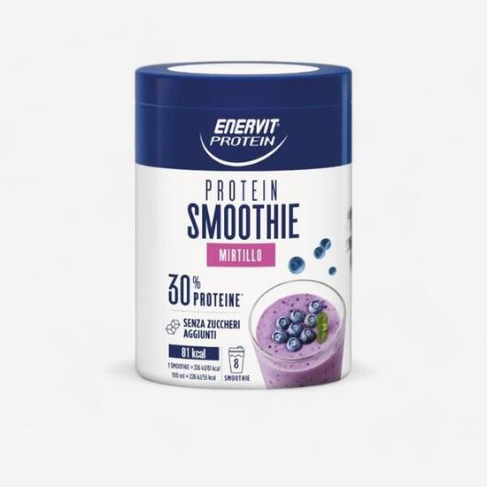 Protein Smoothie Mirtillo Enervit proteine fibre senza zuccheri