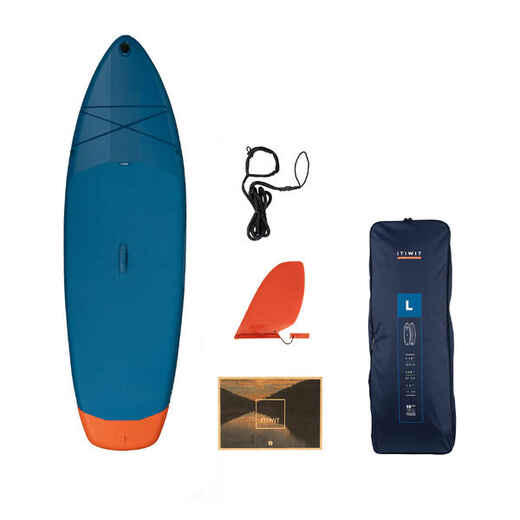 
      Size L inflatable SUP board (10'/35"/6") - 1 or 2 persons up to 130kgg
  