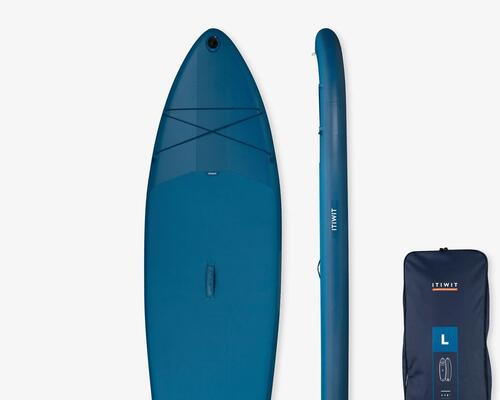 Stand up paddle gonflable taille L (10'/35"/6") - 1 ou 2 personnes jusqu'à 130kg