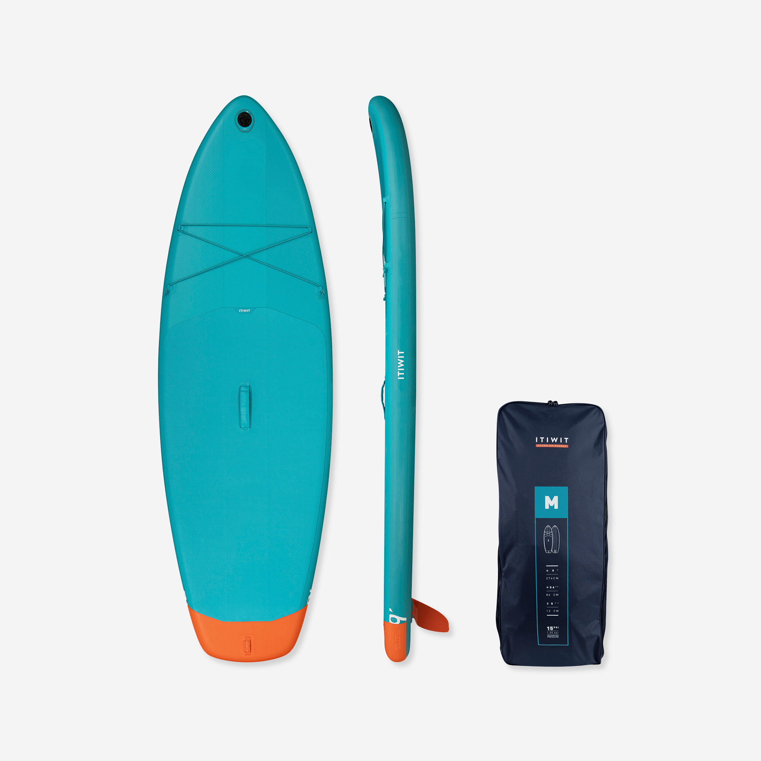 Inflatable stand up paddleboard size M 9 34
