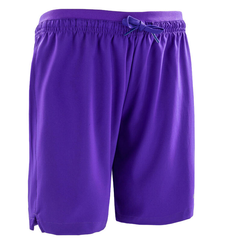 Pantaloncini calcio bambina F 500 VIRALTO+ lilla