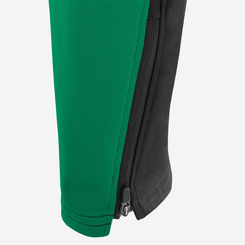 Pantaloni calcio bambino VIRALTO CLUB grigio-verde