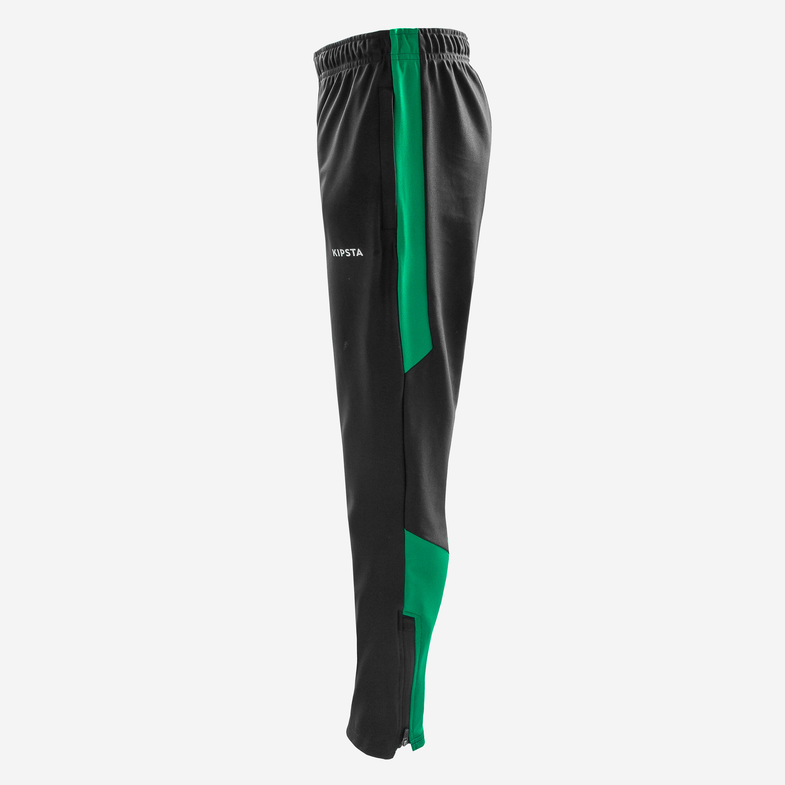 Kids' Football Bottoms Viralto Club - Carbon Grey/Green 4/6