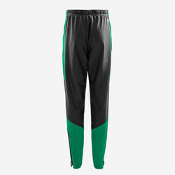 Pantalón de fútbol VIRALTO CLUB gris carbono y verde