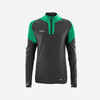 Kids' 1/2-Zip Football Sweatshirt Viralto Club - Green/Carbon Grey