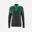 Kinder Fussball Sweatshirt mit Reissverschluss - Viralto Club grün/grau 