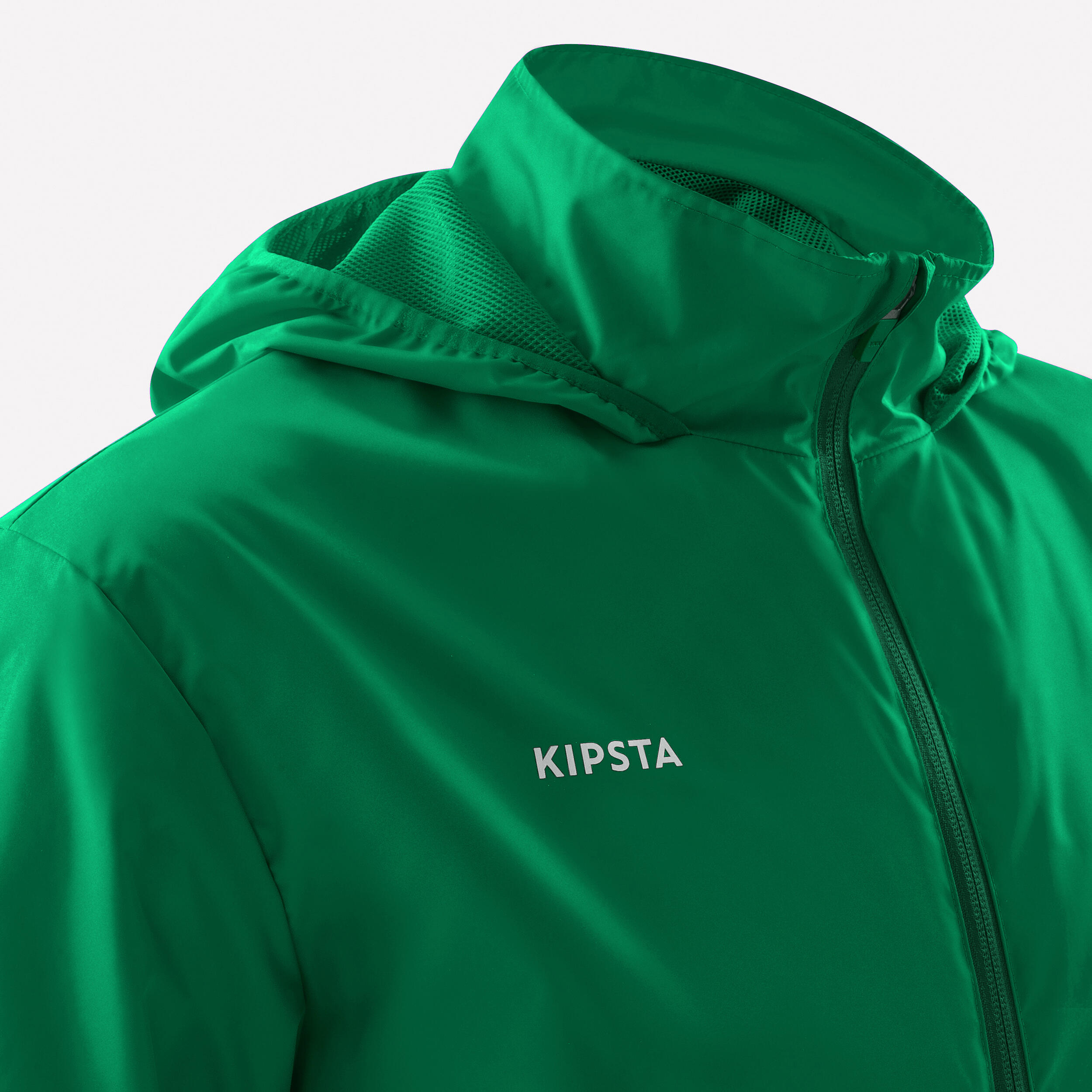 Giacca impermeabile calcio uomo VIRALTO CLUB verde 2/4
