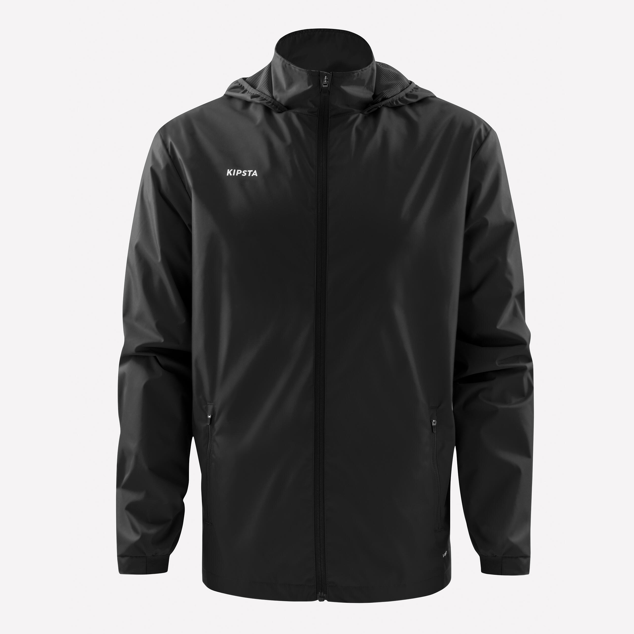 Rainproof Jacket - Viralto Club Black - KIPSTA