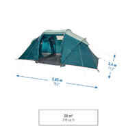 خيمة قوسية - Arpenaz 4.2 - تكفي 4 أشخاص - بغرفتين