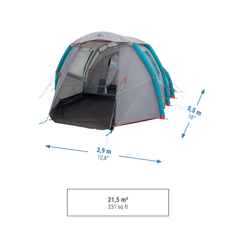 Tente gonflable de camping - Air Seconds 4.1 - 4 Personnes - 1 Chambre