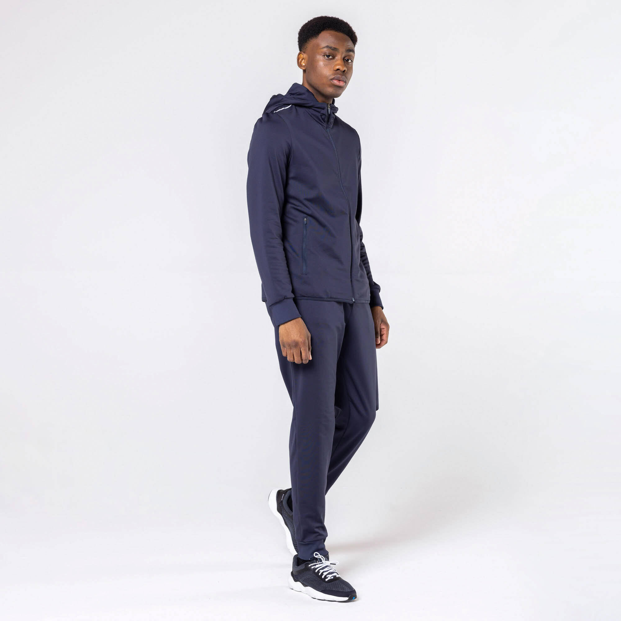 Men Running Track Pants - Warm 100 - Dark Blue -  4