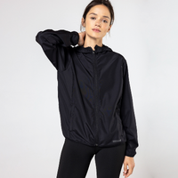 VESTE COUPE-VENT RUN 100 FEMME NOIRE