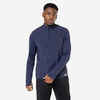 Men's warm long-sleeved Warm 500 running T-shirt - dark blue