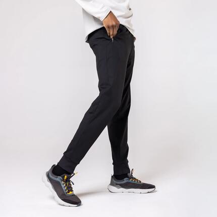 Pantalon de running chaud homme, Kiprun run 100 warm noir