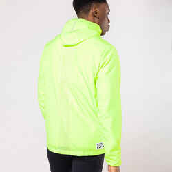 MEN'S RUN 100 HIGH-VISIBILITY WINDPROOF JACKET