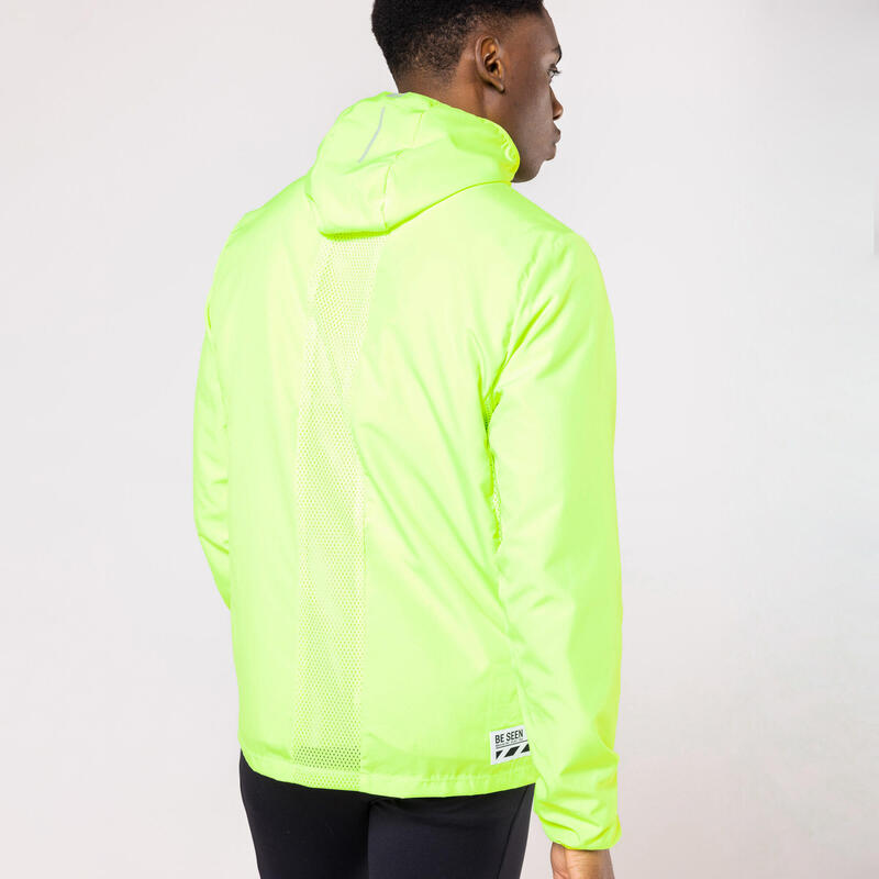 VESTE COUPE-VENT RUN 100 HOMME VISIBILITE