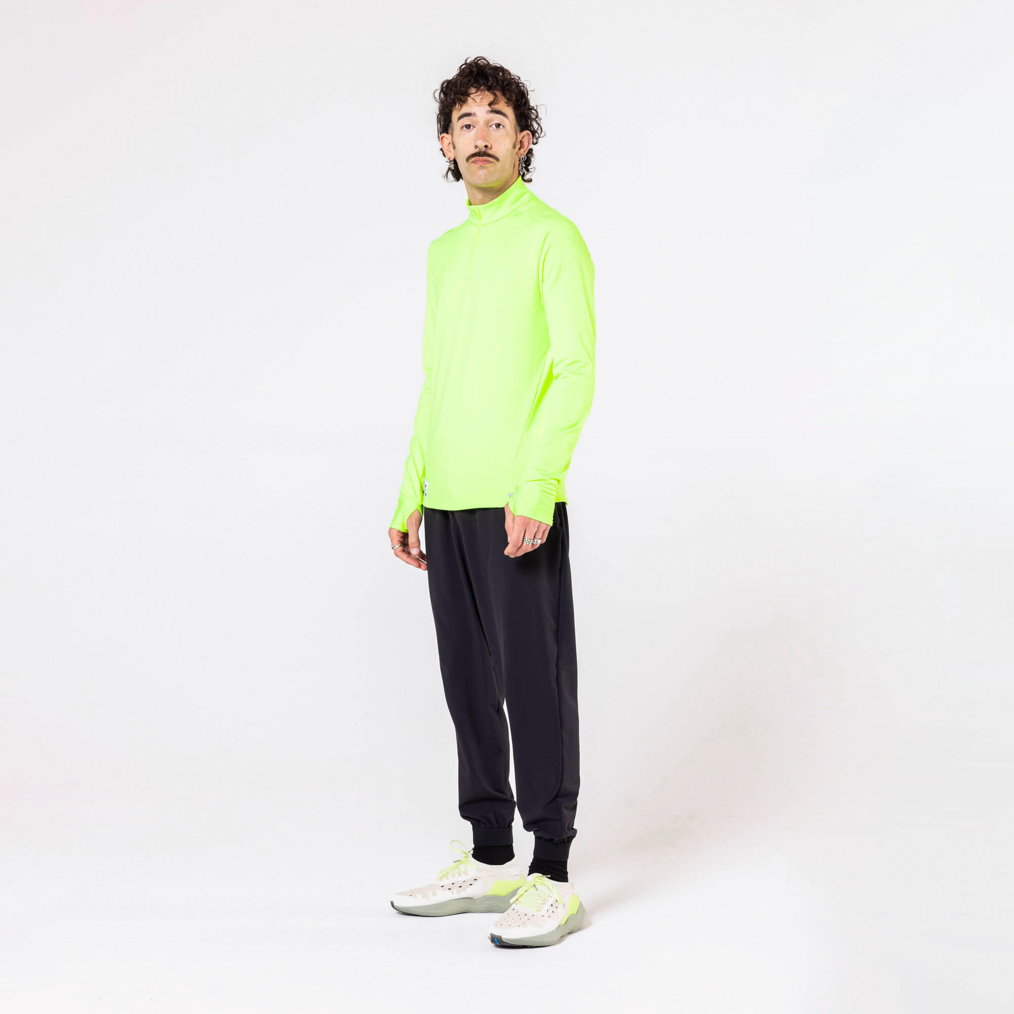 Bluza do biegania męska Kalenji Run 100 Warm Visibilite 8/14